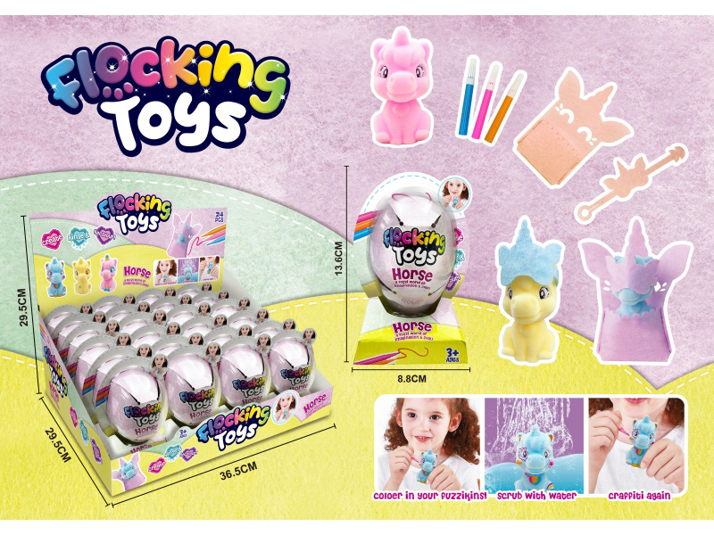 Diy Washable Fleece Unicorn Painting (24 Pieces Per Display Box)