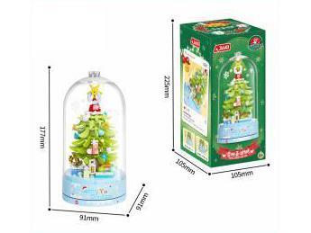 Building Blocks: Snow Reflection Christmas Tree - Chinese Factory Version