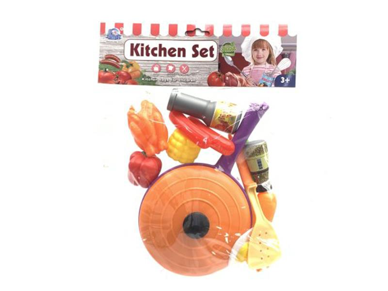 Frying Pan And Food Set