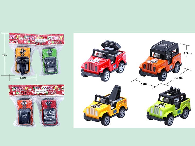 Pull Back Jeep Truck 1pcs