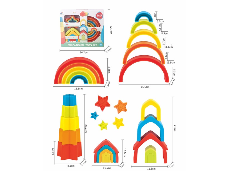 Baby Puzzle Jenga Set