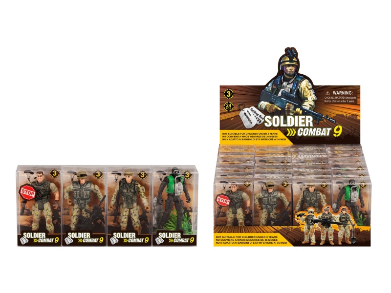 Military Toy Soldier With Weapon 24PCS