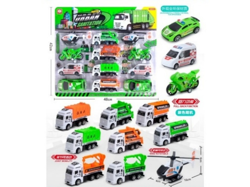 Urban Sanitation Team Huili Vehicle Panel (All Environmentally Friendly Materials For Appearance)