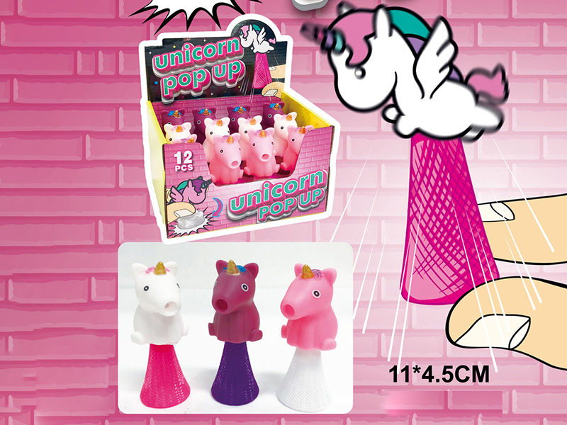 Unicorn Pop Up Toy(With Lights)12PCS