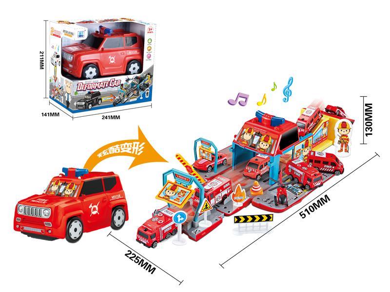 Deformed Scene Track (Fire Truck)