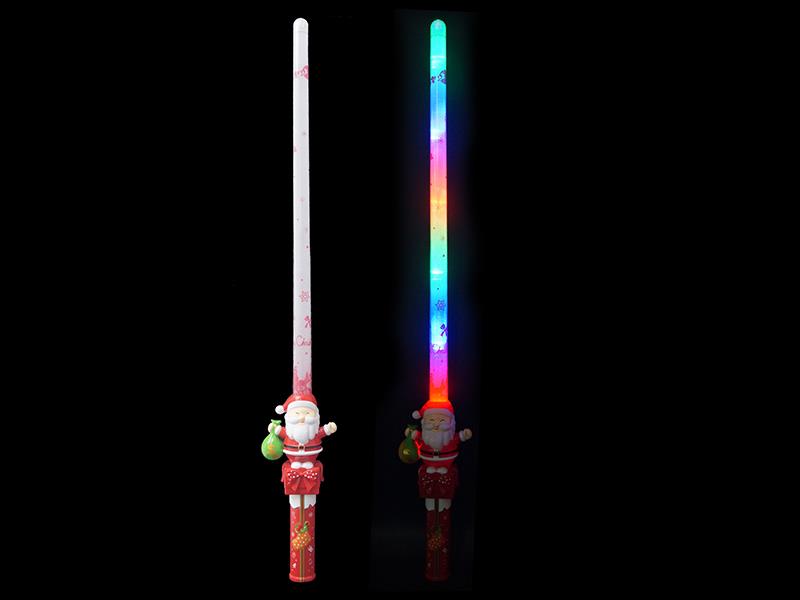 Santa Claus Lightsaber With 7 Lights, Sound, Dual Switch