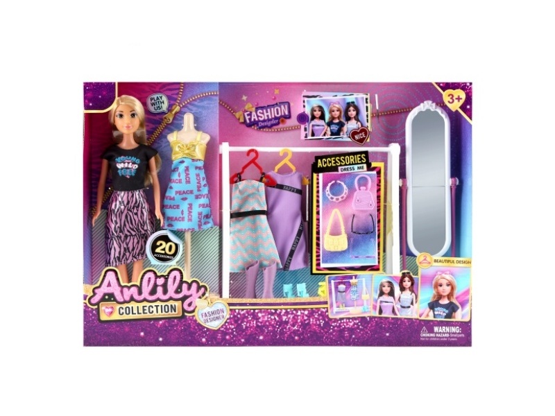 11.5-Inch Solid Doll (Brown Skin Color)