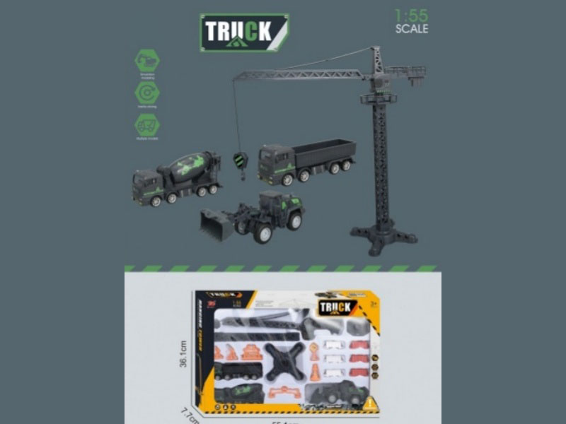 Engineering Vehicle Set Scene