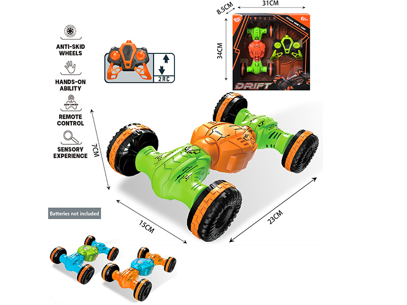 2CH Remote Control Stunt Car