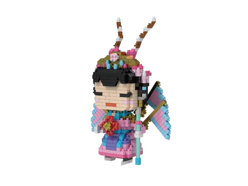 Micro Particle Building Blocks Peking Opera Actress