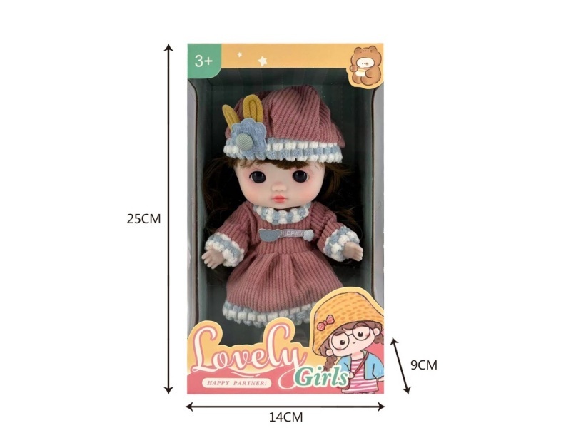 22Cm 3D Real Eye Fun Doll
