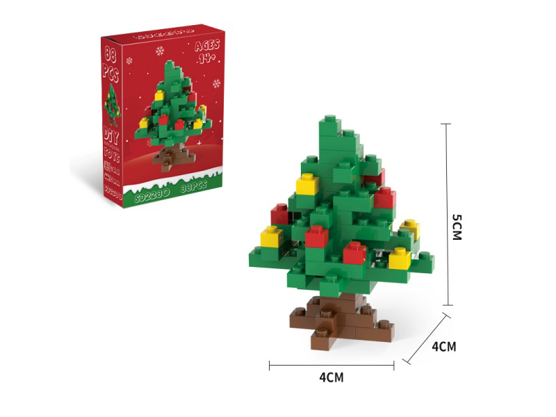 Christmas Series - 88 PCS Of Christmas Tree Building Blocks