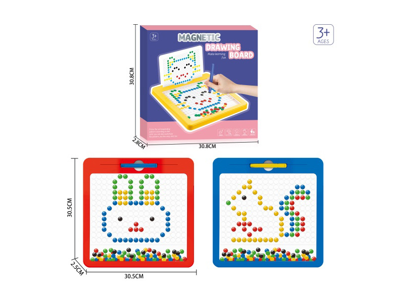 Magnetism Brushwork Drawing Board (Early Education And Intelligence) (110 Beads)