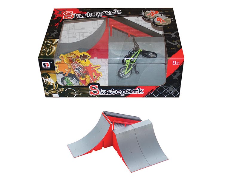 Bicycle Finger Skateboard Skate Park Set