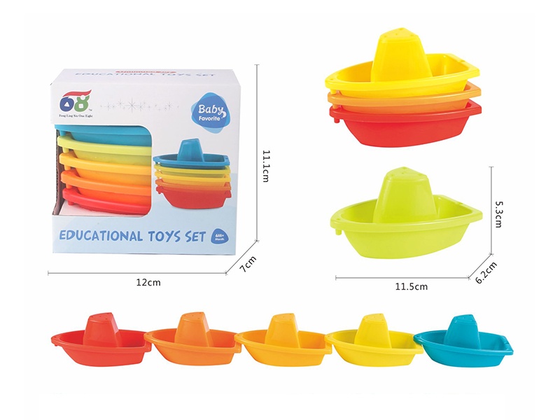 Splash Triangle Boat Jenga