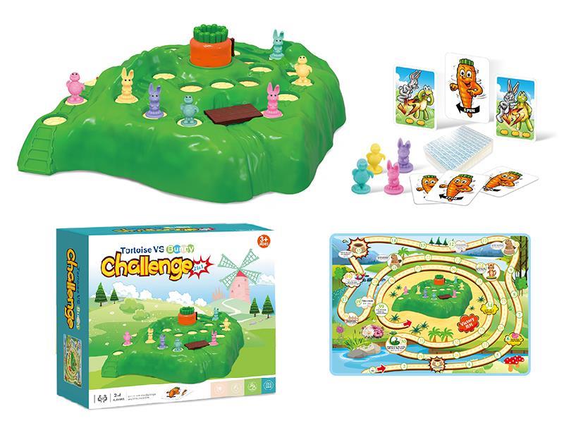 Turtle VS Rabbit Challenge Game(Upgraded Version)+ Map