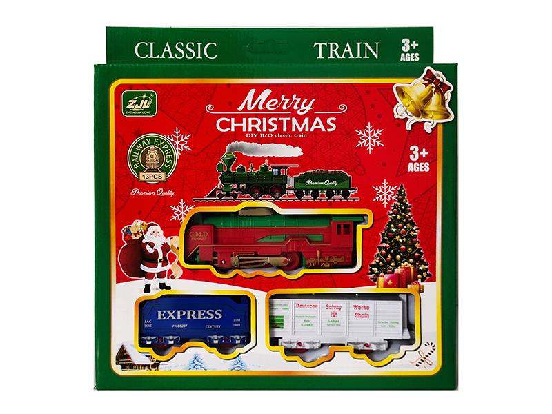 Christmas B/O Rail Train(With Lights)