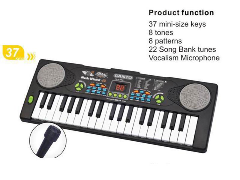 37 Keys Electronic Organ With Microphone