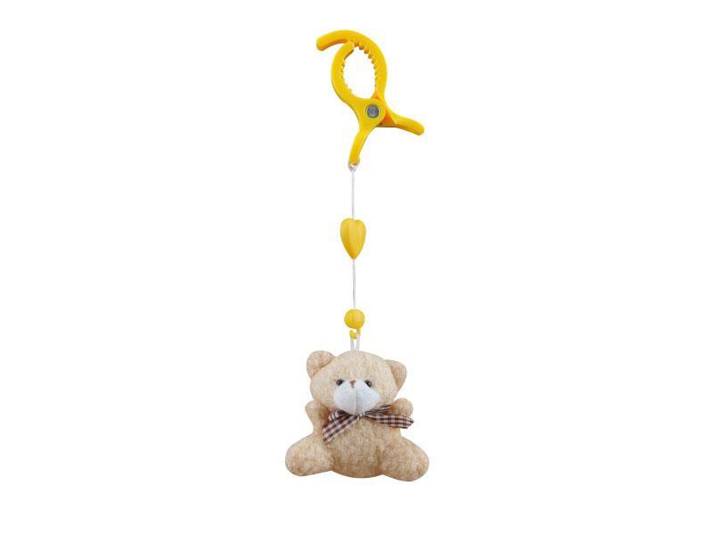 Crocodile Clip Hanger Plush Toy (Little Bear)