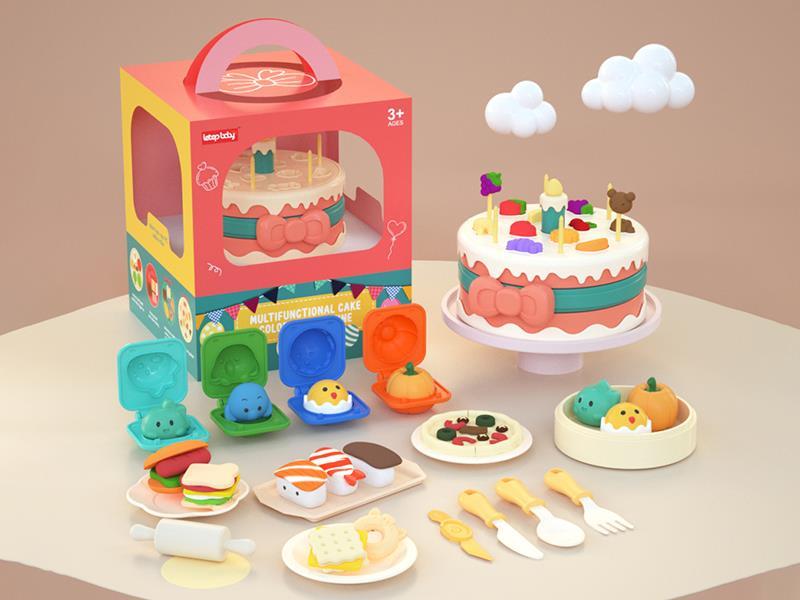 Multifunction Cake Colored Clay Set