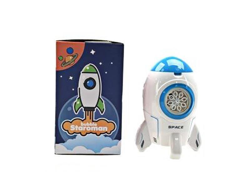 B/O Rocket Bubble Gun With Light (Battery Version)