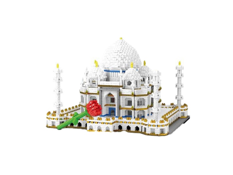 Micro Particle Building Blocks Taj Mahal