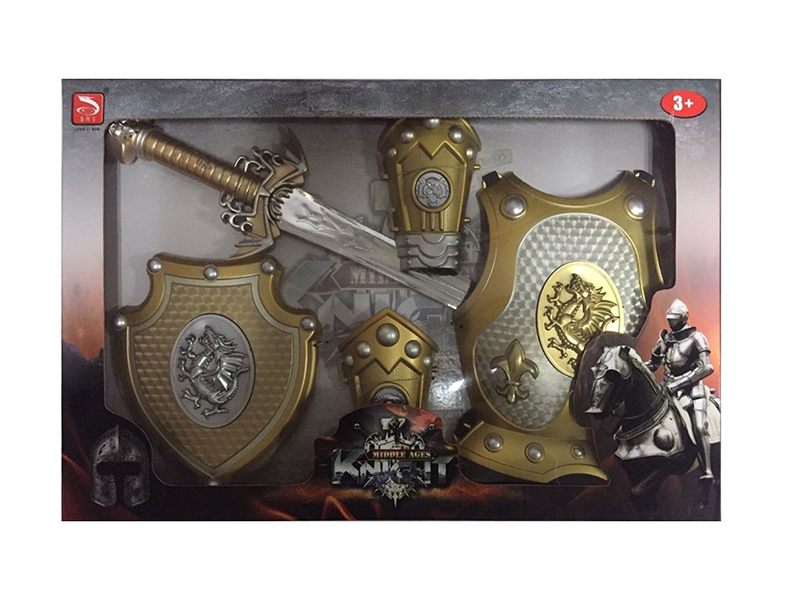 Sword(With IC) + 2 Hand Armor + Armor + Shield