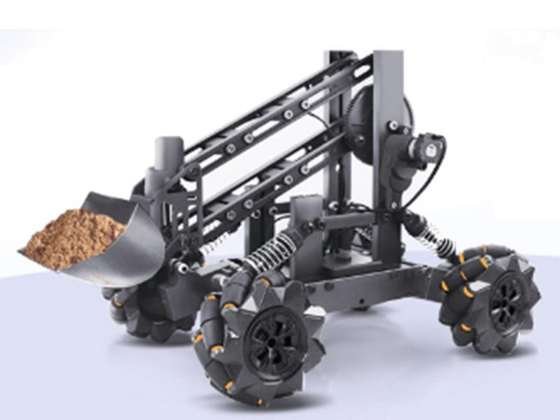 DIY Assembled Alloy Remote Control Mecha Bucket Shovel Truck