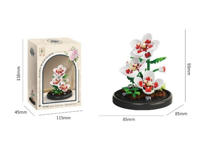 Building Blocks: Hibiscus + Base 127 Pcs