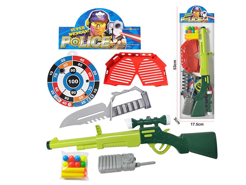 Soft Bullet & Ping-Pong Ball Gun Set