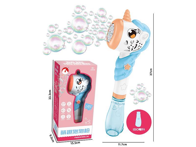 Unicorn Bubble Stick With Sound And Lights