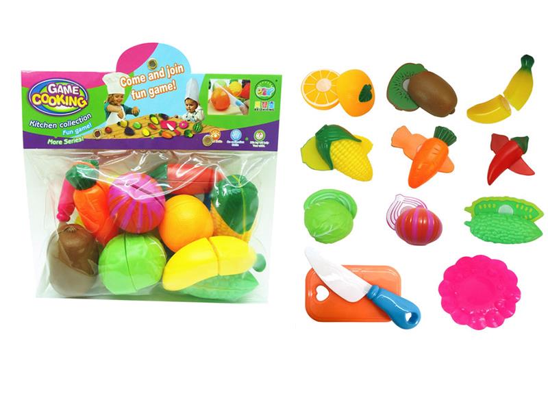 Cutting Fruits And Vegetable Set 12pcs