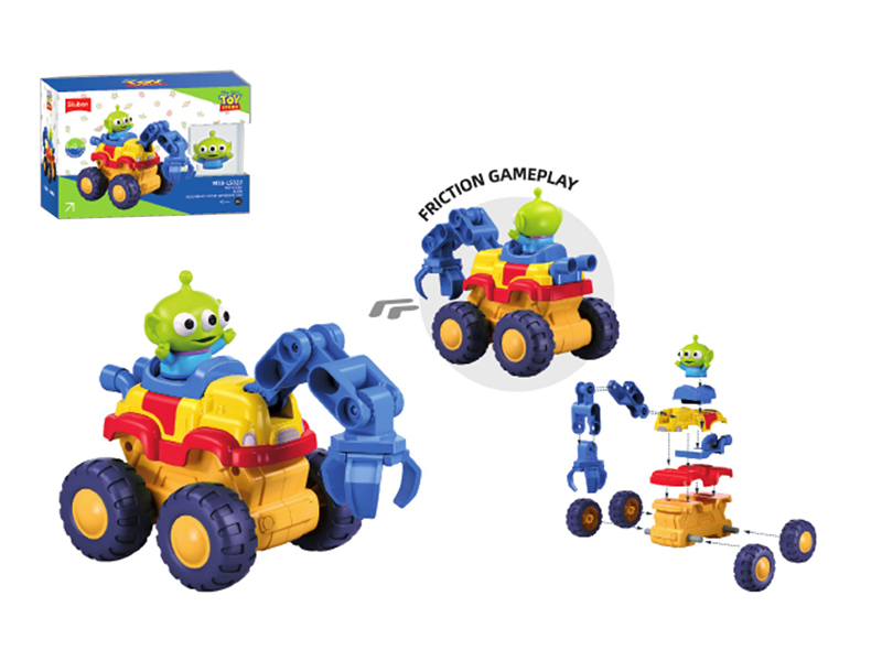 Toy Story Series Alien Assembly Friction Car 13pcs