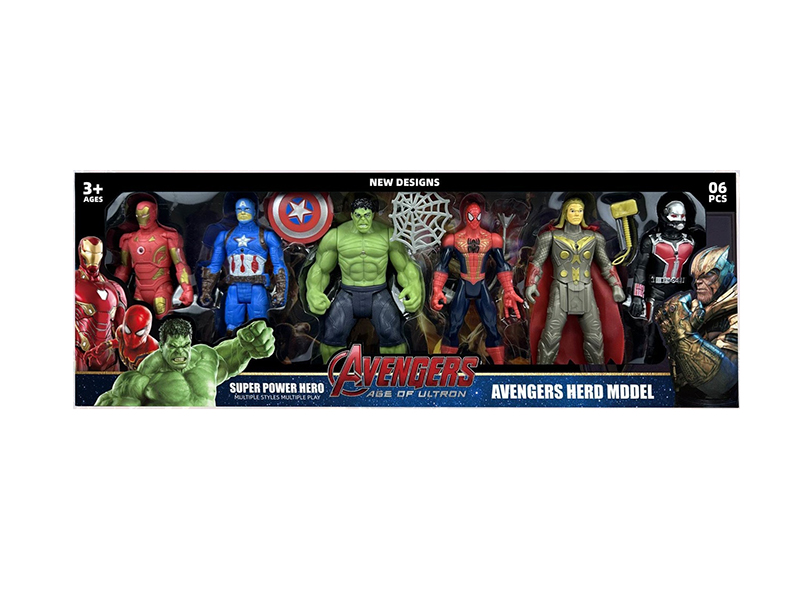 15cm Avengers Action Figures 6pcs