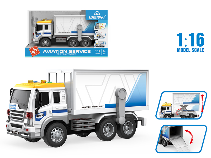 1:16 Friction Airport Special Vehicle(Four Keys,Light And Sound)