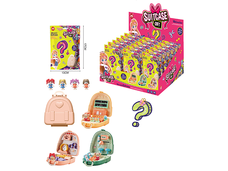 School Bag Miniature Scene Series Blind Bag 18pcs