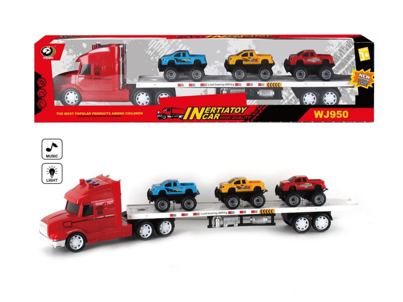 Friction Semi Truck(With Lights And Music)