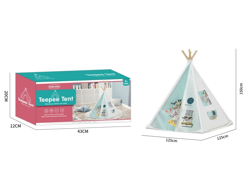 3D Cat Indian An Tent