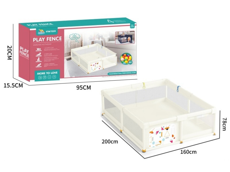 Geometric Square Fence Toy