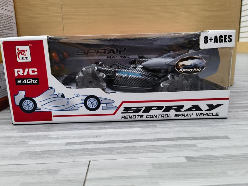 2.4G 11-Channel Remote Control Drift Spray Stunt Equation Car With Lights(Included Batteries)
