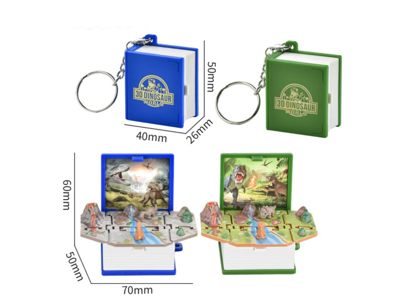 3D Foldable Pop-Up Book -Mini Dinosaur World (Upgraded And Enhanced Version)