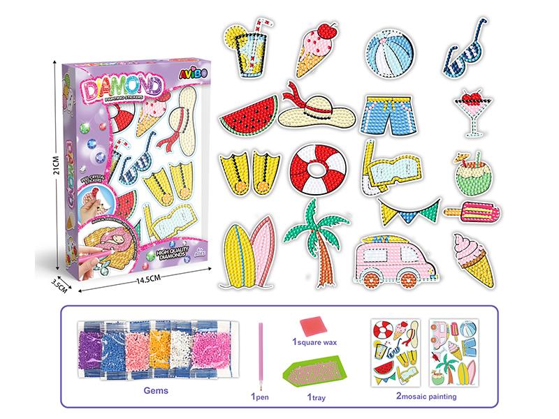 Creative Diamond Painting Set - Summer Beach