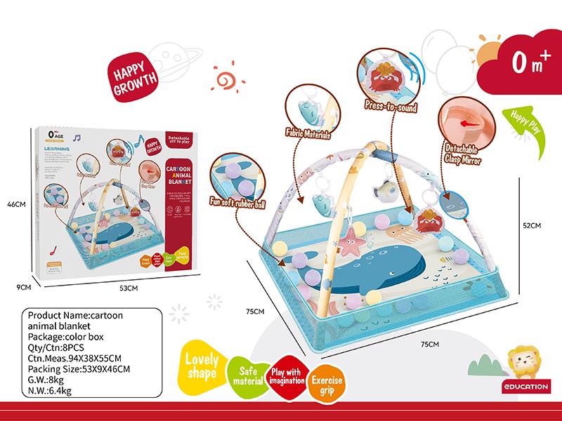 Cartoon Whale Play Mat