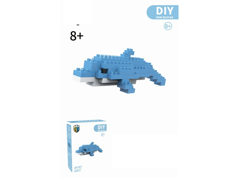 Dolphin Building Blocks Ocean Series 48PCS