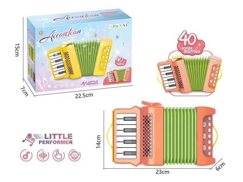 Children's Educational Accordion (Orange)