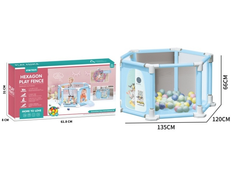 Cartoon Cat Hexagonal Fence Toy