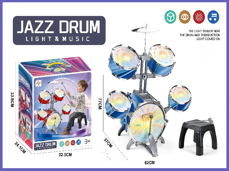 Dreamy Blue Vertical Five-Drum/New Version /(Five-Lamp Battery Ag10*3 Pieces)