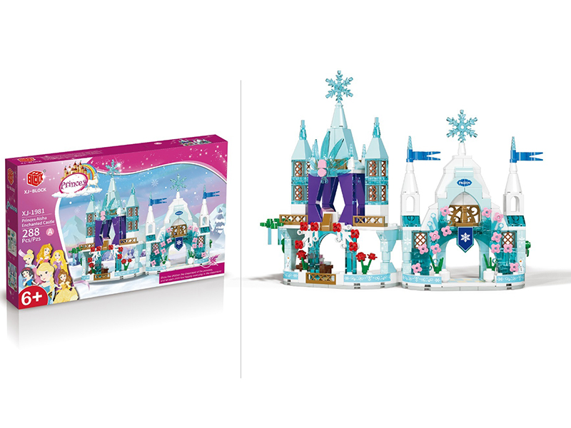 Dreamy Ice Castle Building Blocks