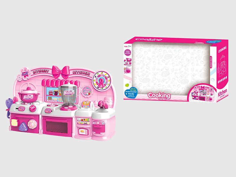 Cartoon Pink Intelligent Cooking Set
