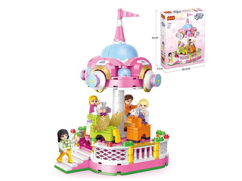 Girls Series Carousel Building Blocks 430PCS